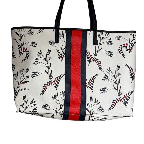 Tory Burch Floral Print Kerrington Tote - Picture 5 of 10